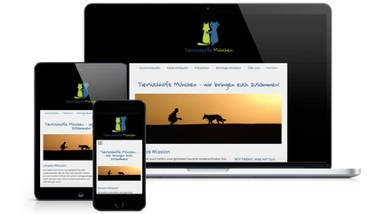 Die Tiersuchhilfe München ist Kunde der Web-Manu-Faktur München