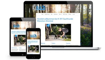 K-9 Suchhunde Würmtal-München ist Kunde der Web-Manu-Faktur München