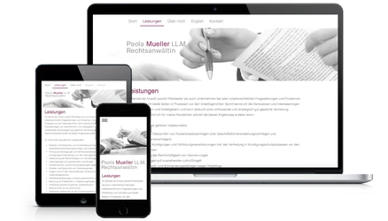 Paola Müller LL.M. ist Kundin der Web-Manu-Faktur München